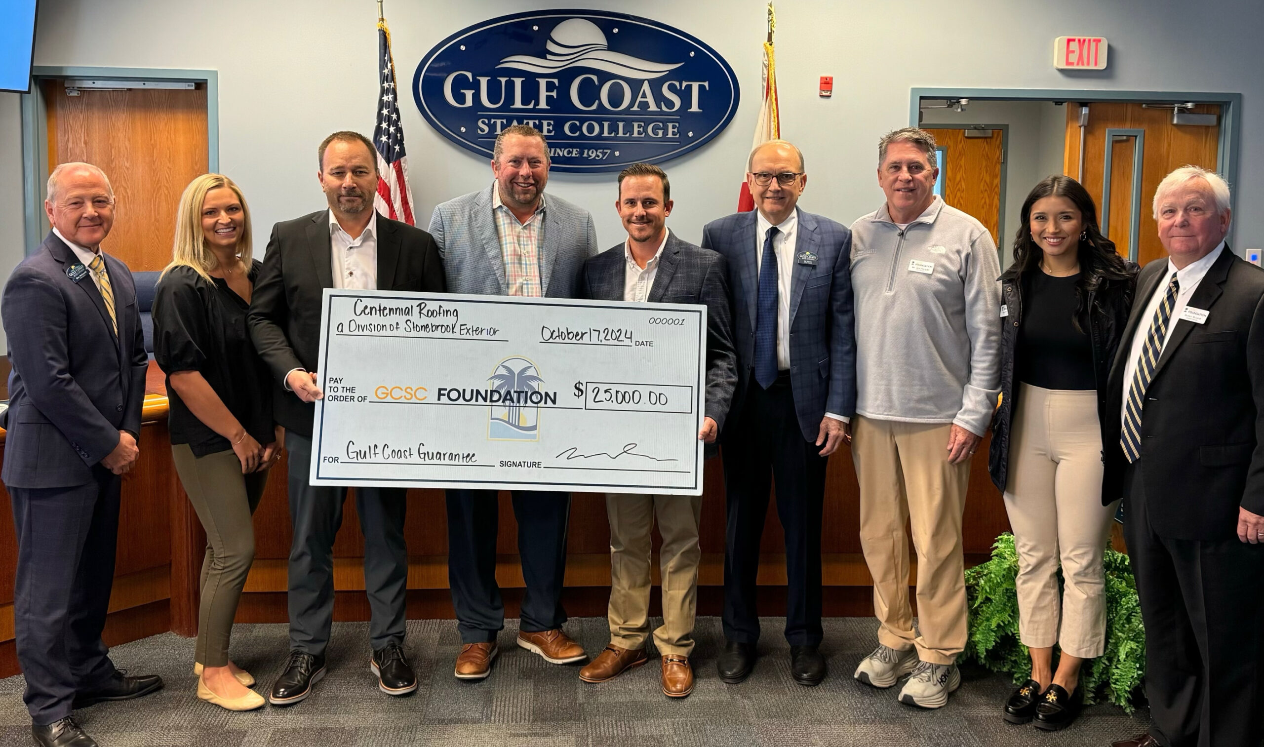 Stonebrook Exterior Gives Back: Honored to Support Gulf Coast State College Foundation