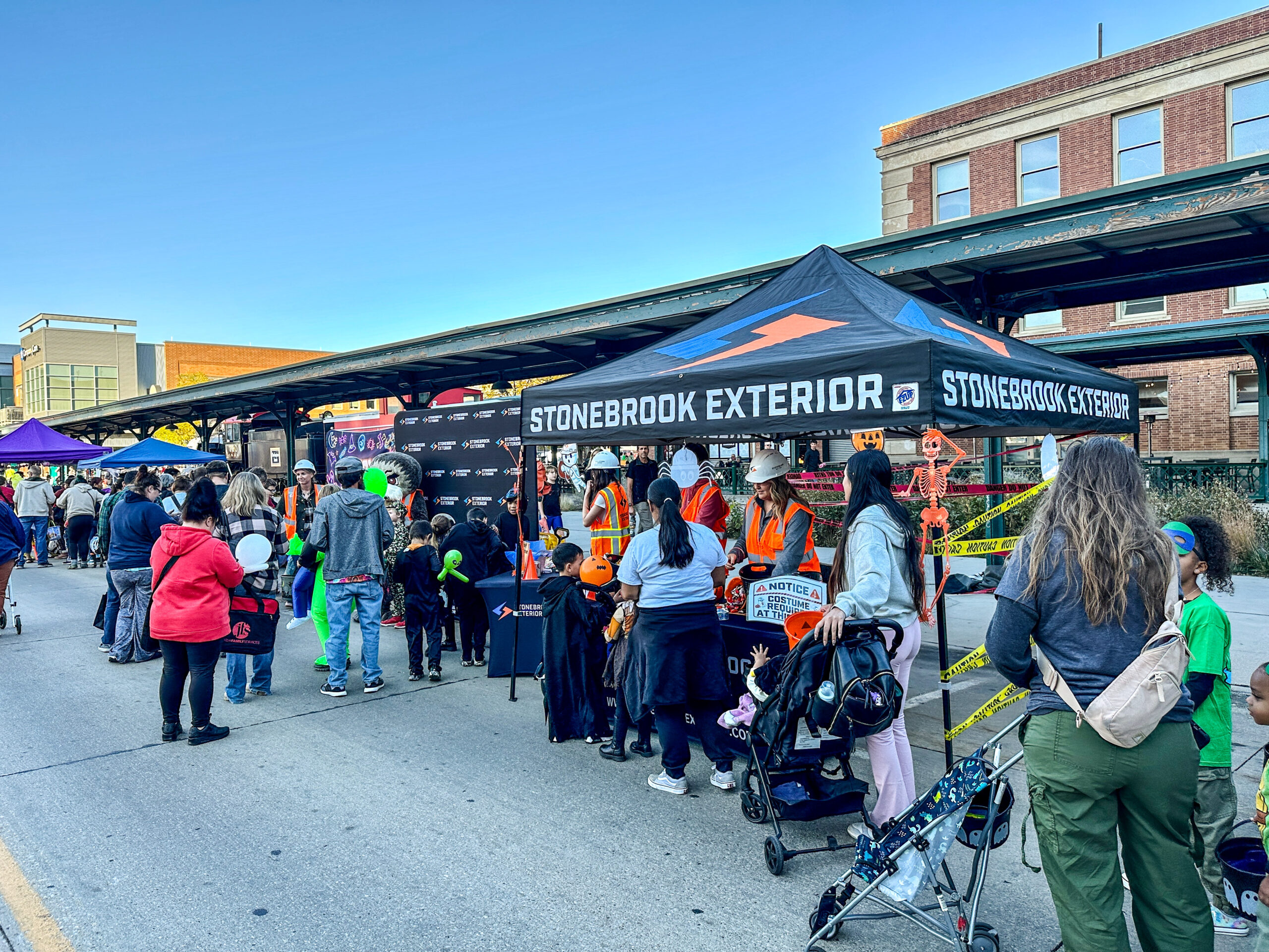 Josh the Otter Steals the Show: Stonebrook Exterior Enjoys a Night of Fun and Festivities at Halloween in the Haymarket